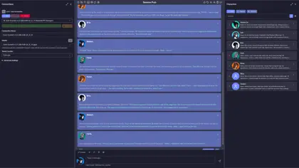 Serene Pub in the Catppuccin theme
