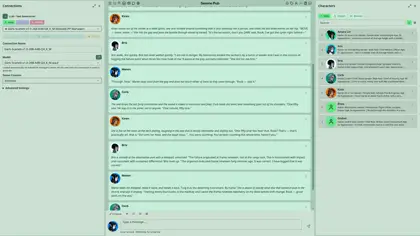 Serene Pub in the Mint (Light) theme