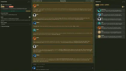 Serene Pub in the Pine theme
