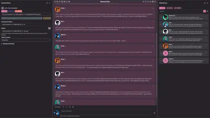 Serene Pub in the Rose theme
