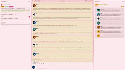 Serene Pub in the Sahara (Light) theme