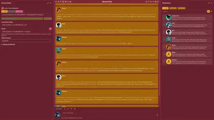 Serene Pub in the Sahara theme